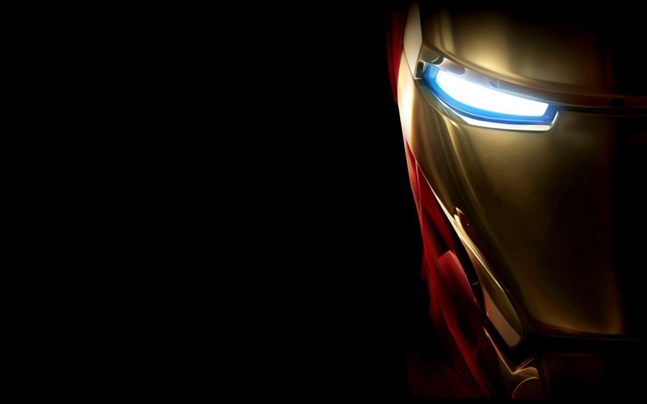 Iron Man Glowing Eyes Movies Marvel Comics