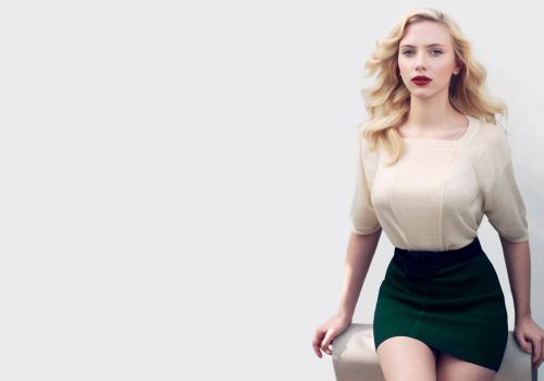 Impressive Scarlett Johansson Wide HD Wallpaper